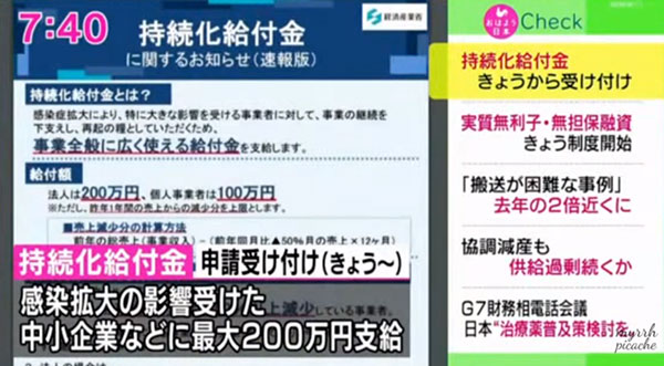 趕快領(lǐng)??！日本的10萬(wàn)日元補(bǔ)助金開(kāi)始發(fā)放…